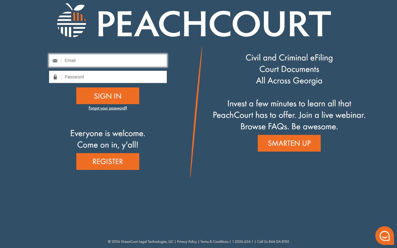 Hancock County Clerk of Superior Court PeachCourt records access