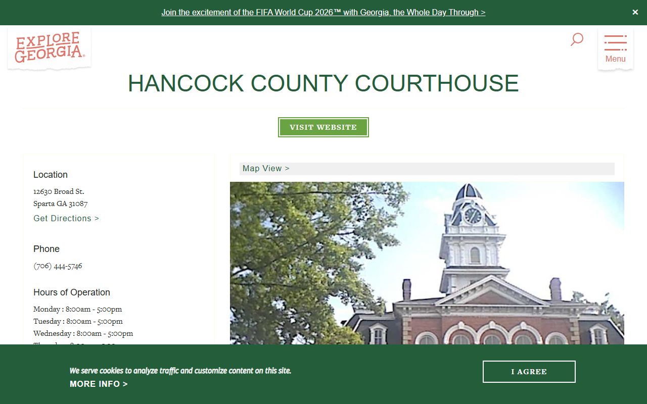 Hancock County courthouse court records location