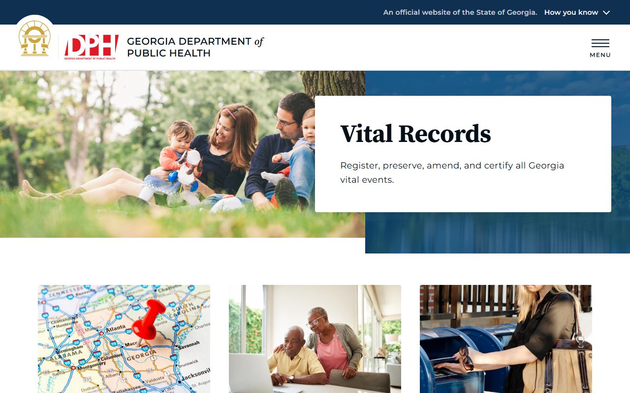 Hancock County probate records Georgia vital records program