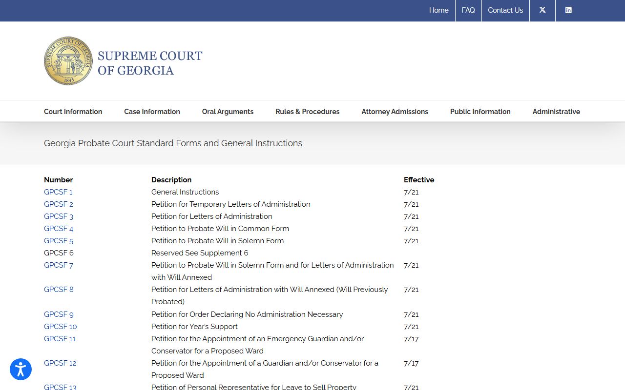 Hancock County probate records standard probate forms index